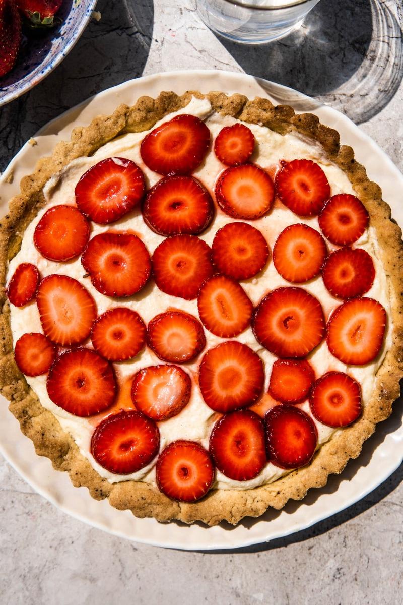 Dobór owoców do tarty