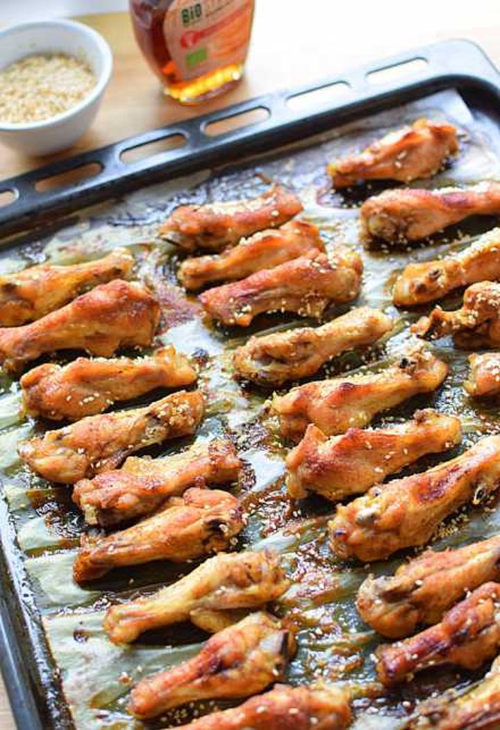 Pieczone skrzydełka w rękawie