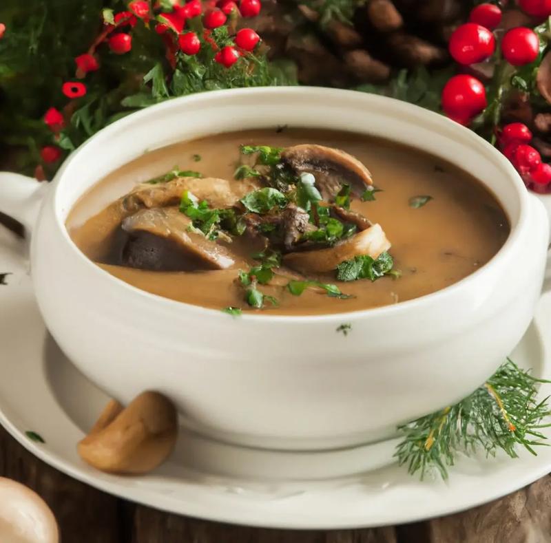 Zupa grzybowa rybna